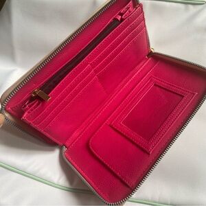 BETSEY JOHNSON Pink-ribbon Long Wallet